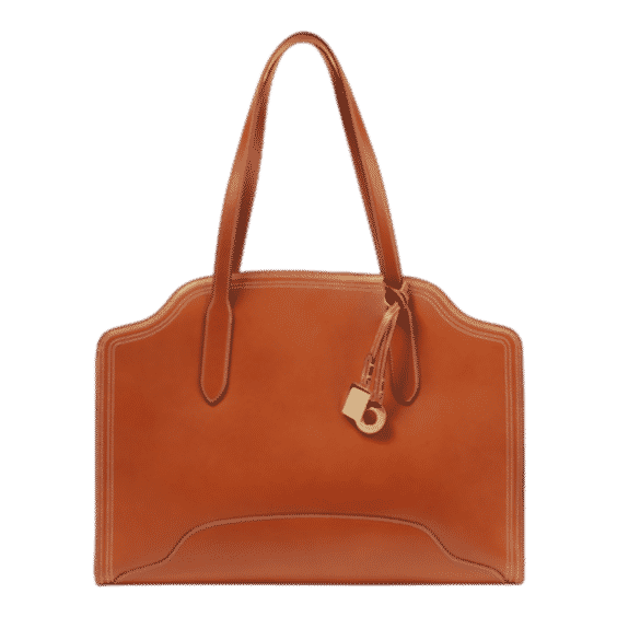 Sesia Cabas Leather Tote Bag