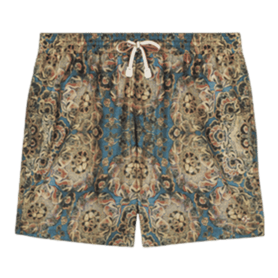 Men's Bay Tapestry Nylon Swim Shorts