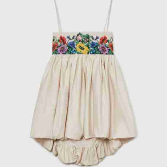 Handmade Beaded Mini Dress