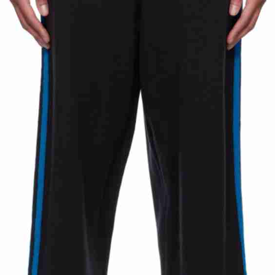 Black Merino Wool Trousers