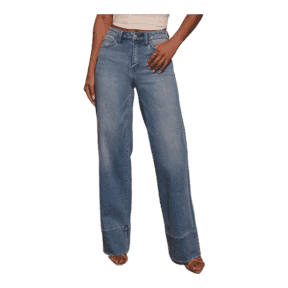Lauren High Rise Wide Leg Jeans