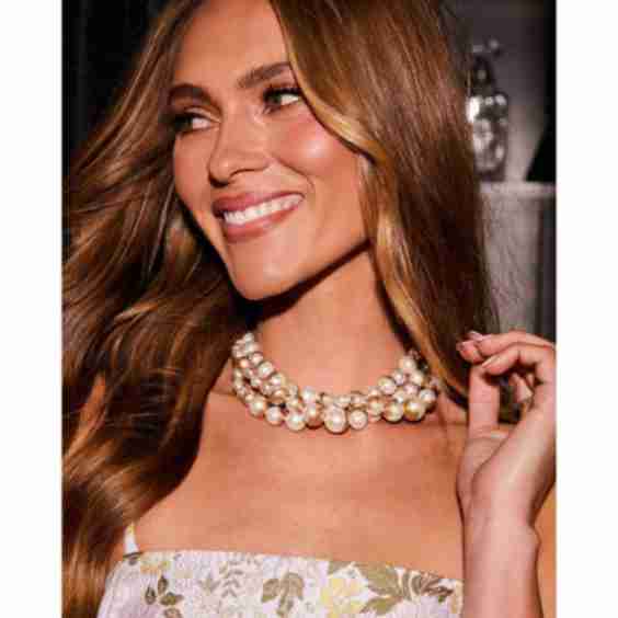 Perla Chunky Layered Pearl Necklace
