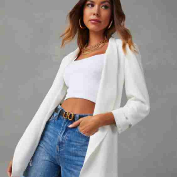 Uptown Girl Pocketed Blazer