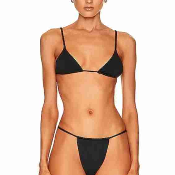 Gathered Bikini Top
