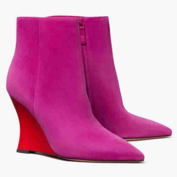 Sculpted Wedge Ankle Boot