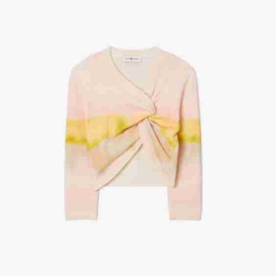 Dip-Dye Cashmere Shrug