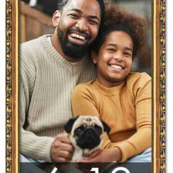 6x12 Museum-Quality Picture Frame with UV-Resistant Acrylic & Acid-Free Backing