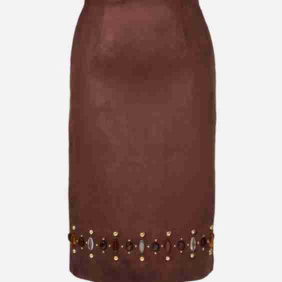 Embellished Pencil Skirt