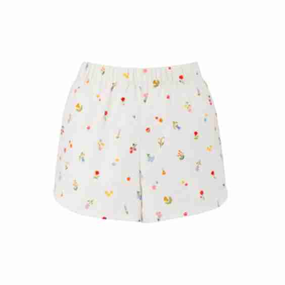 Relaxed Eyelet Short