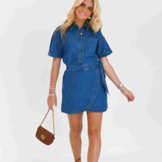 Cheyenne Denim Mini Dress