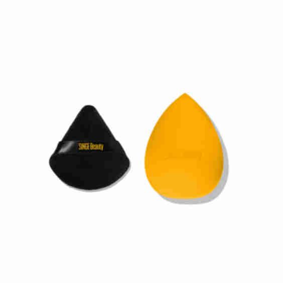 Singe Velvet Powder Puff & Multi-Tasking Makeup Sponge Set