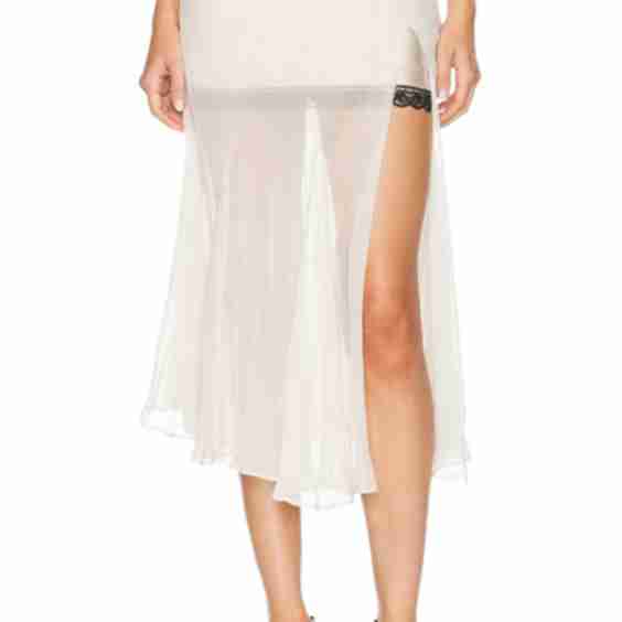 Sheer Gusset Skirt