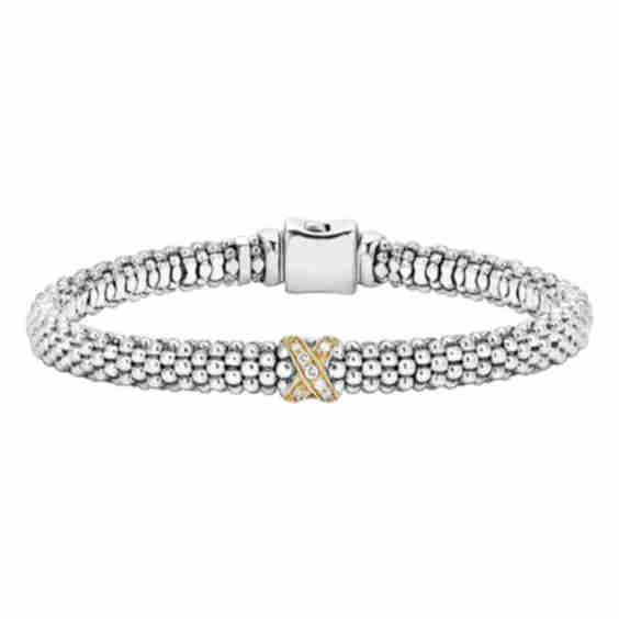Signature Caviar Diamond Rope Bracelet