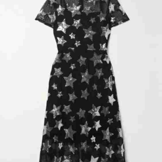 Lindy Sequin-Embellished Tulle Dress
