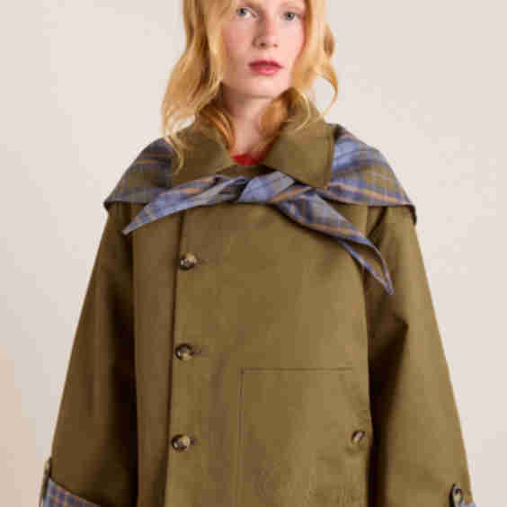 Reversible Jerry Crop Trench Coat