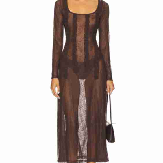 Raphi Lace Midi Dress