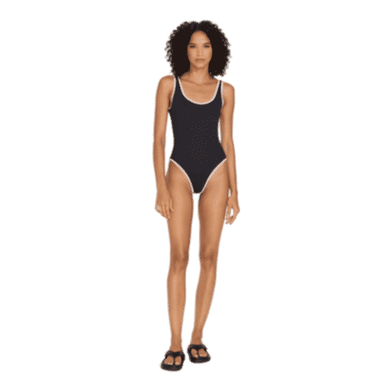 The Anne-Marie Ribbed One Piece