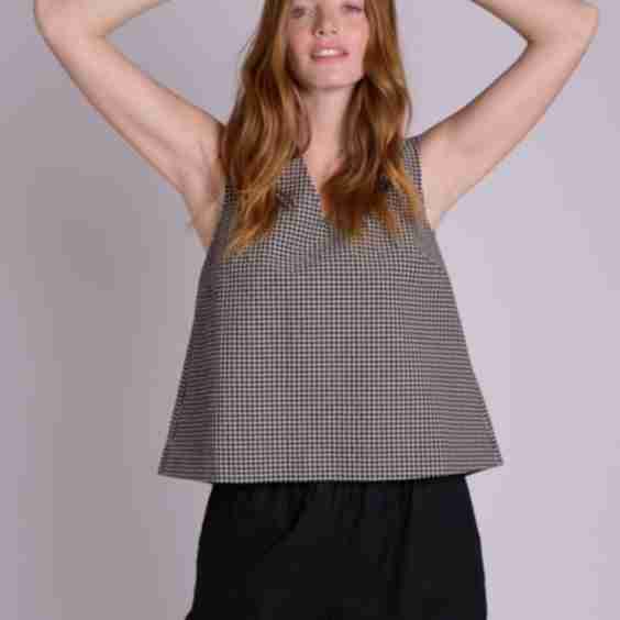 Textured Gingham Pippa Top