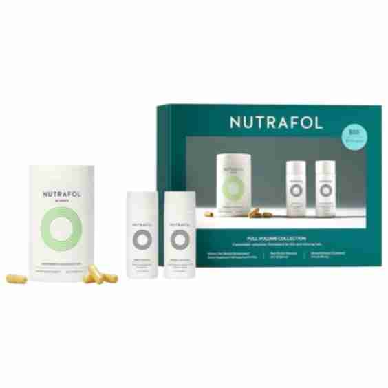 Full Volume Collection For Thinning Hair With Women’s Hair Growth Supplements, Shampoo And Conditioner