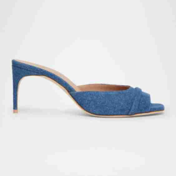Lumi Denim Stiletto Sandals