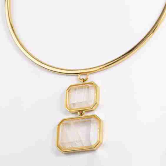 Marique Vintage Natural Stone Chocker Necklace