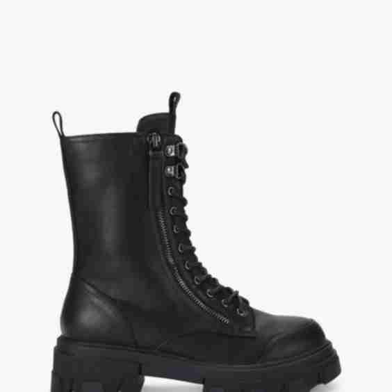 Explorer Lace Up Biker Boots