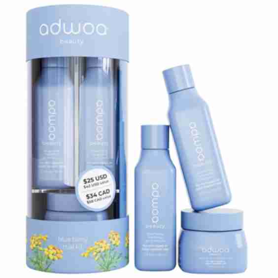 Blue Tansy Mini Shampoo, Conditioner & Mask Hair Set