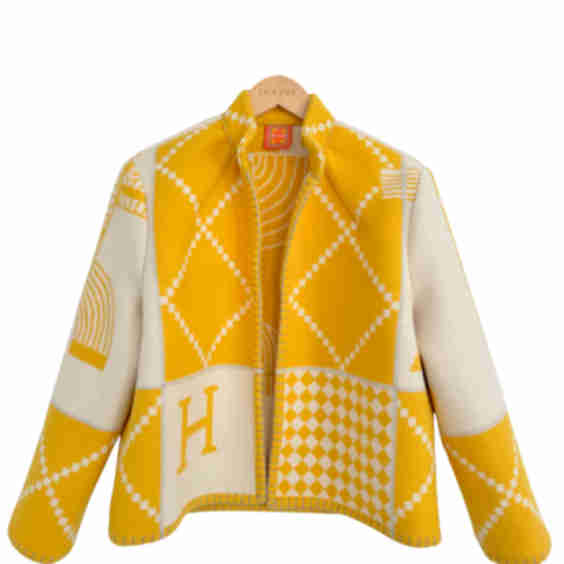 The Yellow Geometric Jacket