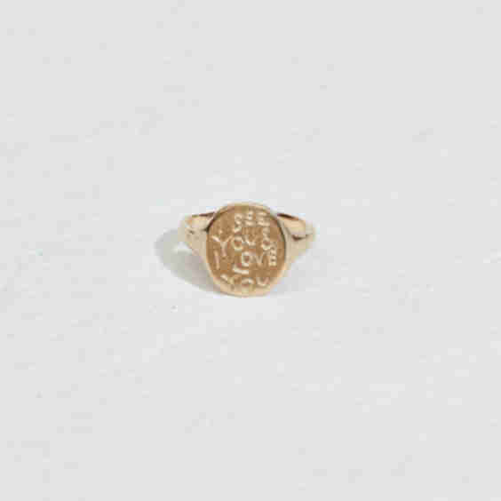 JP Self Love Hand Engraved Ring