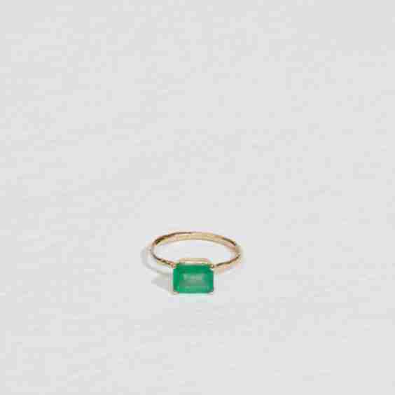JP Four Prong Rectangle Twig Ring