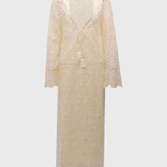 Mirabelle Crochet Maxi Dress Coverup