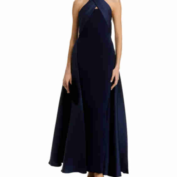 Halter Mikado Gown