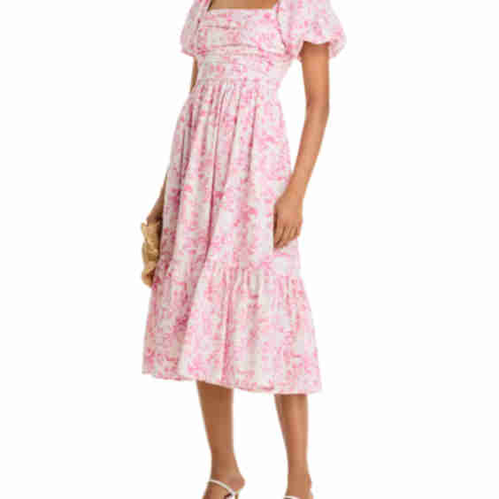 Floral Midi Dress Exclusive