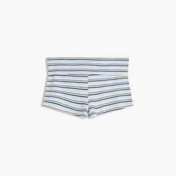 Shorts with Rolled-Up Waistband