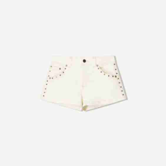 Voluminous Studded Shorts