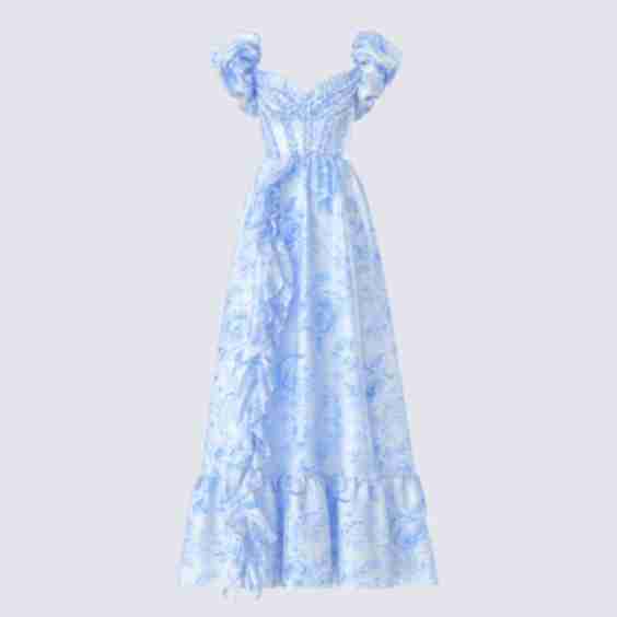 Tressa Flower Print Maxi Dress
