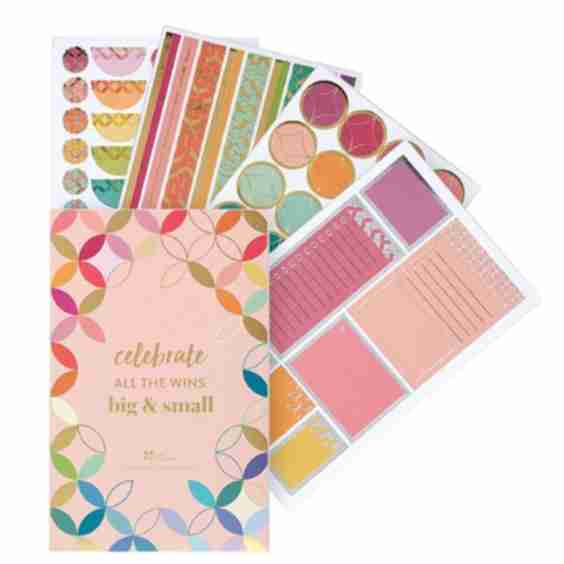 Mid Century Circles Sticker Book