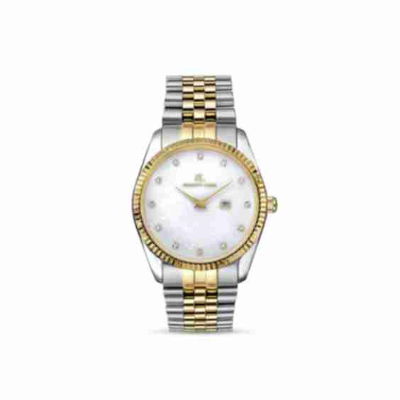 Belgravia 36 MM Pearl & Crystal Link Watch