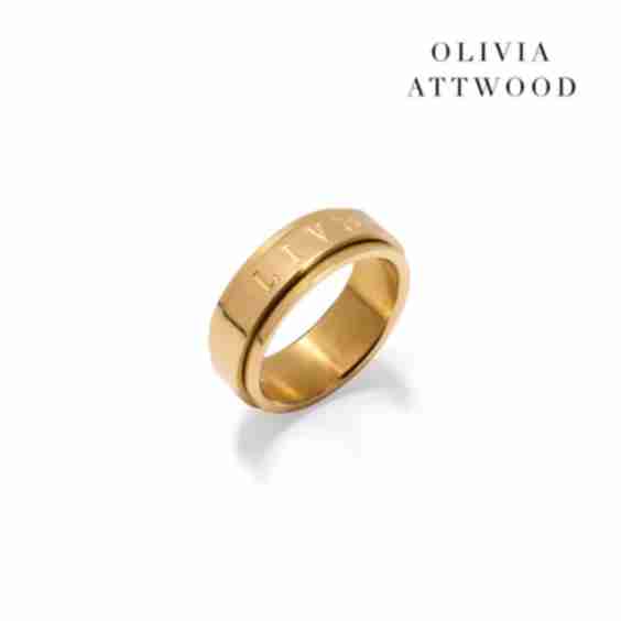 Custom Stamped Name Ring