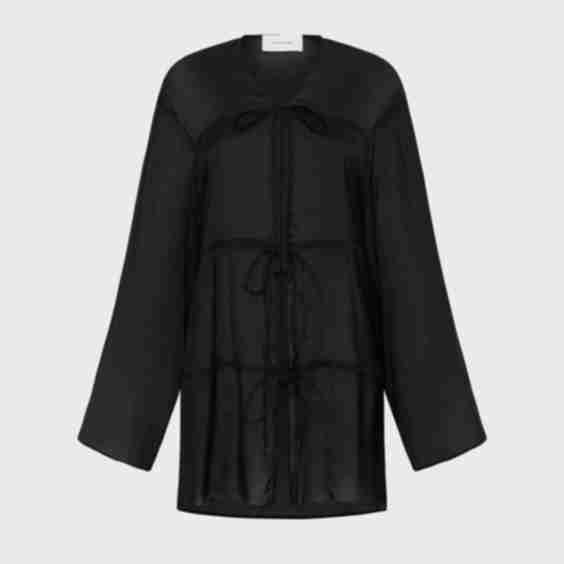 Cremona Tie Front Mini Coverup 
