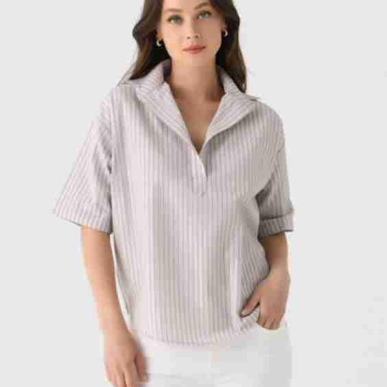 Delilah Bling Stripes Shirt