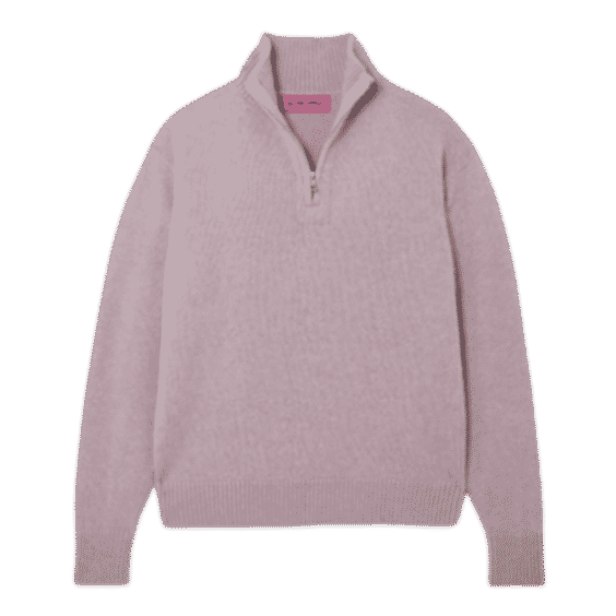 Cashmere Relaxed Half-Zip