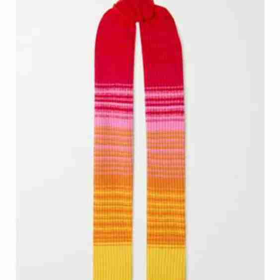 Striped Cashmere Scarf