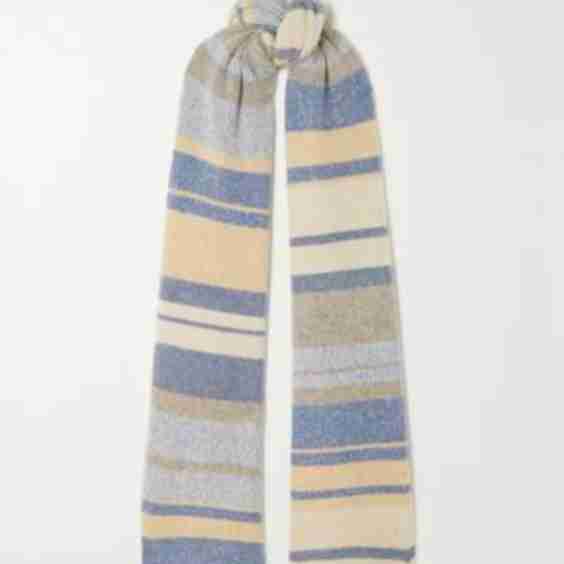 Striped Cashmere Scarf