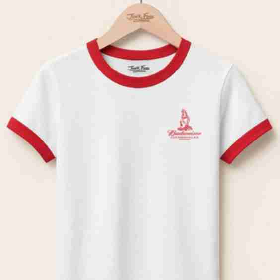 Budweiser Clydesdales Ringer Baby Tee