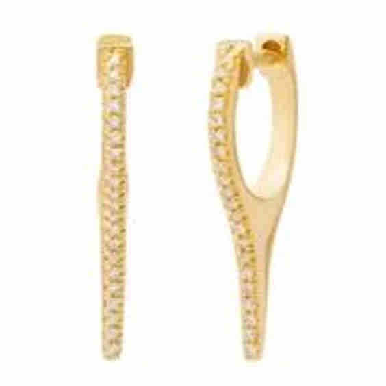 SKINNY MINI PAVE NEEDLE DROP