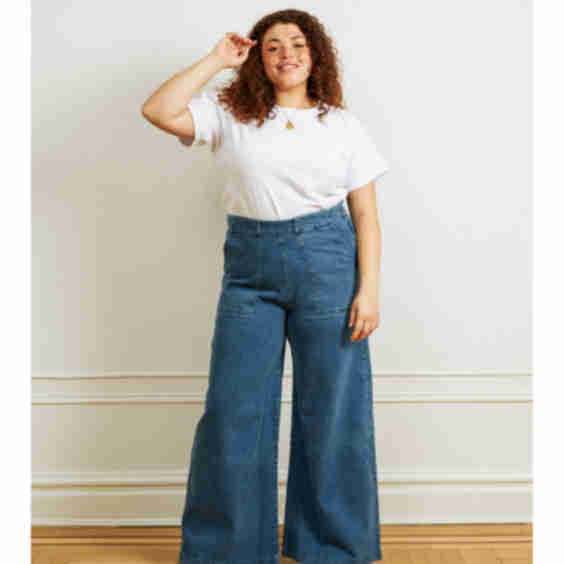 Long Sabrina Wide Leg Jeans