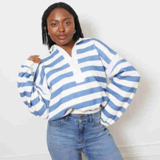 Camilla Collared Sweatshirt