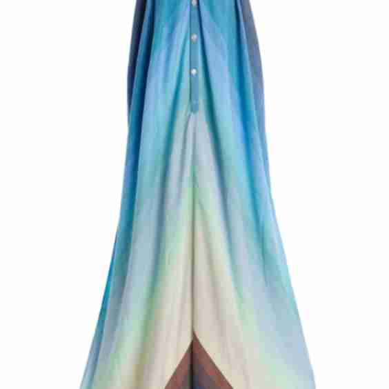 Exclusive Cotton Maxi Shirt Dress