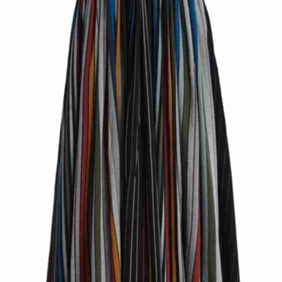 The Striped Cotton Puffer Skirt